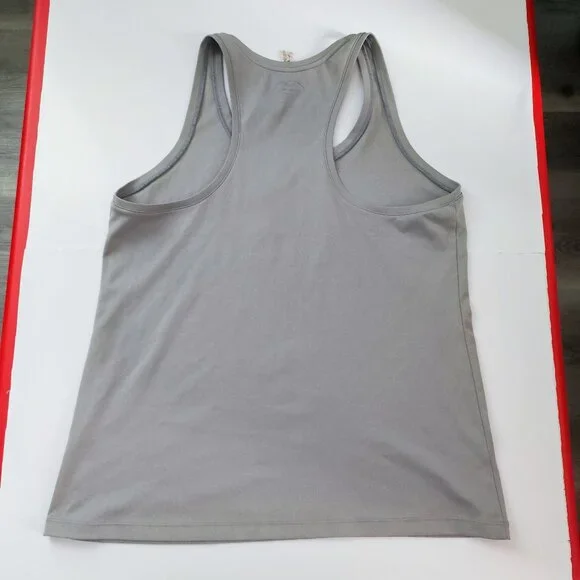 Under Armour HeatGear racer back Tank Top grey women's size L - Picture 3 of 10
